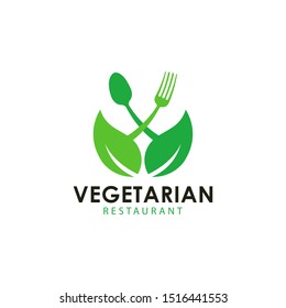 Vegan icon logo design template. vector illustration.