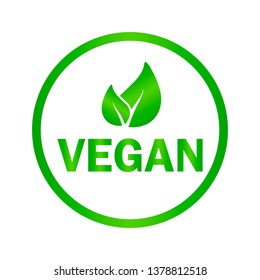 Vegan Icon Vector
