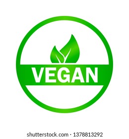 Vegan Icon Vector