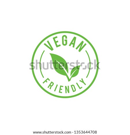 Vegan icon vector templates