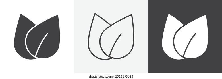 Vegan icon.Trendy modern flat linear vector illustration on white background.