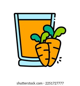 Vegan Juice vector icon Fill Color style.Can be use for wedding invitation, card design and background design