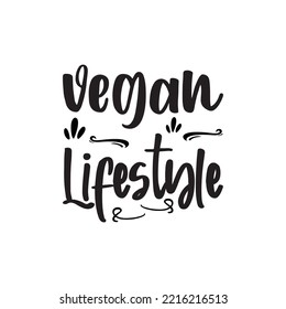 vegan lifestyle black lettering quote