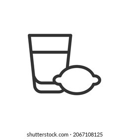 Vegan line icon in trendy style. Stroke vector pictogram isolated on a white background. Vegan premium outline icons.