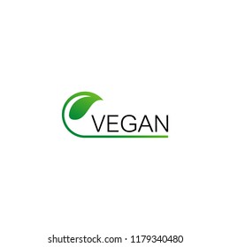 Vegan Logo Design Template