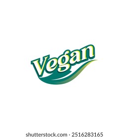 Vegan Logo Design Vector. Nature Product Icon