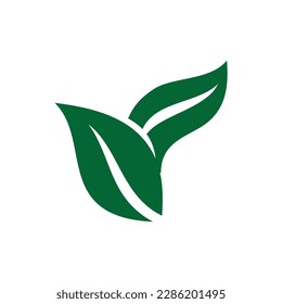 vegan logo template. Icon Illustration Brand Identity. Isolated and flat illustration. Vector graphic