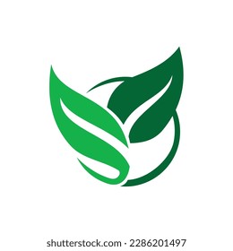 vegan logo template. Icon Illustration Brand Identity. Isolated and flat illustration. Vector graphic