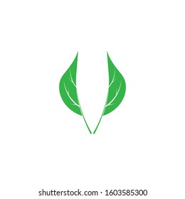 Vegan Logo Template vector symbol nature