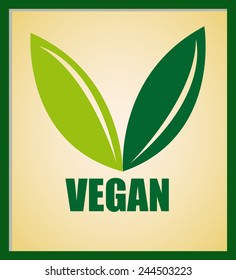 vegan menu design, vector illustration eps10 graphic