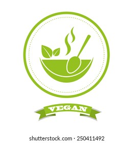 vegan menu design, vector illustration eps10 graphic 