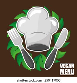 vegan menu design, vector illustration eps10 graphic 