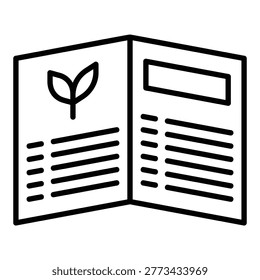 Vegan option icon representing plant-based choices and sustainable lifestyle.