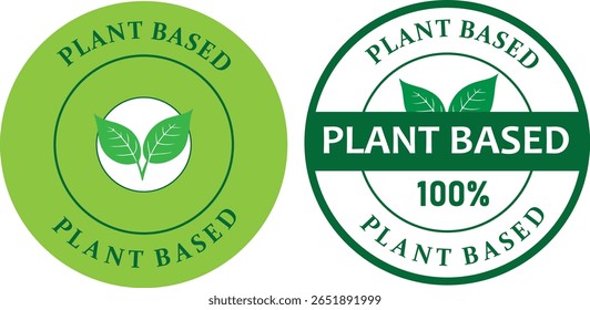 Ícones Vegan à base de plantas para produtos alimentares orgânicos e éticos