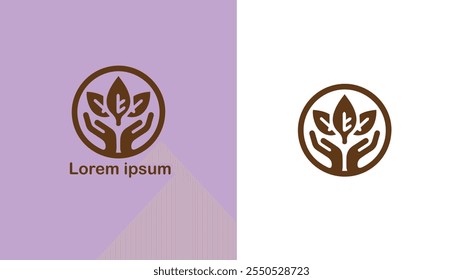 Vegan Plant-based Carne-free Sem laticínios Ilustração de design de logotipo único