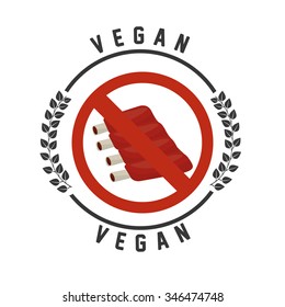vegan product design, vector illustration eps10 graphic 