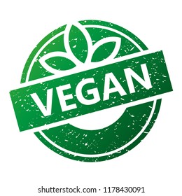 vegan stamp vector