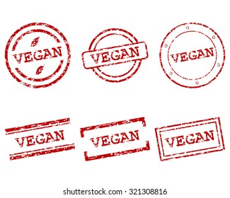 Vegan stamps