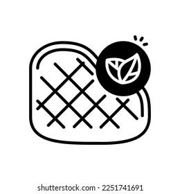 Vegan Steak vector icon glyph icon style.Can be used for wedding invitations, card designs and background design