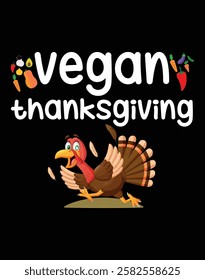 Vegan Thanksgiving Turkey Vegan Design Cut File.