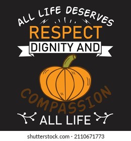 Vegan theme typography t-shirt design