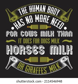 vegan theme typography t-shirt design
