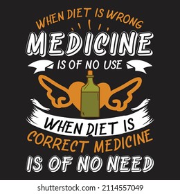 vegan theme typography t-shirt design