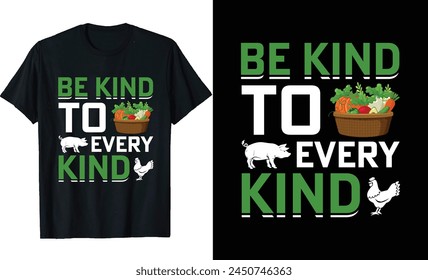 Vegan t-shirt design or vegan poster design or vegan shirt design
