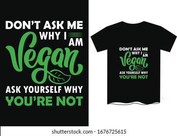 Vegan T-Shirt Design-Vegetarian T-Shirt Design