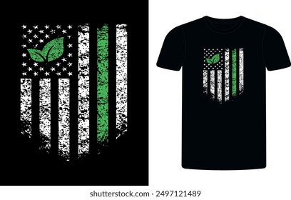 Vegan USA  Distressed flag t-shirt design, celebrate World Vegan Day shirt design, Vegan concept typographic shirt design.