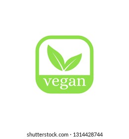 Vegan Vector Icon