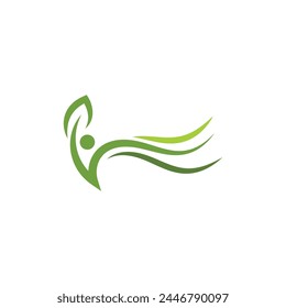 Icono de Vector vegano ilustración diseño Plantilla