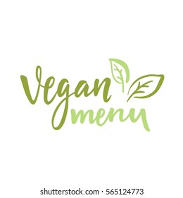 Vegan Vector Lettering
