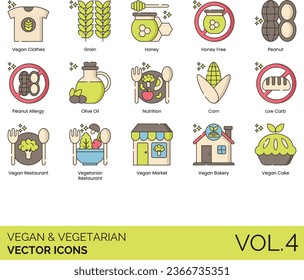 Vegan and Vegetarian Icons including 100% Vegan, Almond Milk, Biodegradable, Broccoli, Brown Sugar, Brussel Sprouts, Cauliflower, Cheese Platter, vegetable