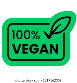 Vegan and vegetarian label for food