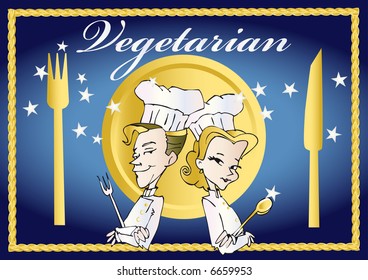 vegan / vegetarian series logo
