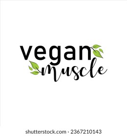 Vegan Vibes Typography T-Shirt Design