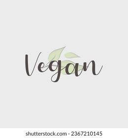 Vegan Vibes Typography T-Shirt Design