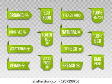 Veganism logo, vegans diet sticker or ecological food product stamp.
