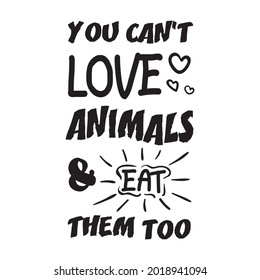Veganismus für die Rettung der Tiere