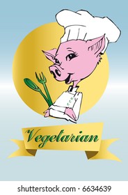 vegan/vegetarian series - logo