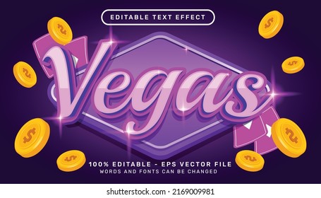 vegas 3d editable text effect template