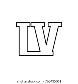 Vegas icon illustration isolated vector sign symbol