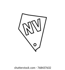 Vegas icon illustration isolated vector sign symbol