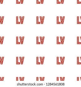 Vegas icon pattern seamless white background. Editable filled Vegas icon. Vegas icon pattern for web and mobile.