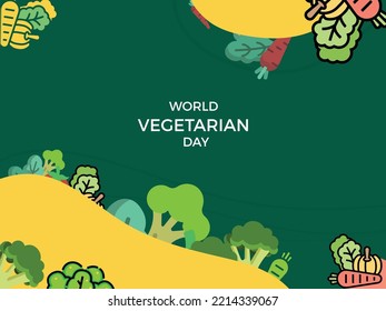 Vegetable background design. Vector File