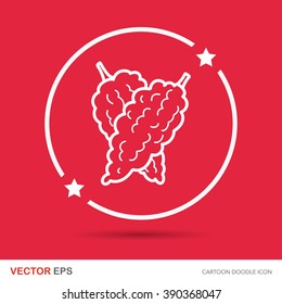 vegetable Bitter melon color doodle