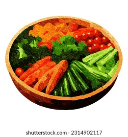 cuchara de verduras, verduras frescas, zanahorias, pimientos, brócoli, calabacín, espinacas, tomates, pepinos, kale