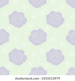 Vegetable cabbage, pastel colors pattern. Healthy farm fresh food, brussels sprouts, lettuce or iceberg lettuce.