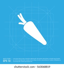 Vegetable carrot icon